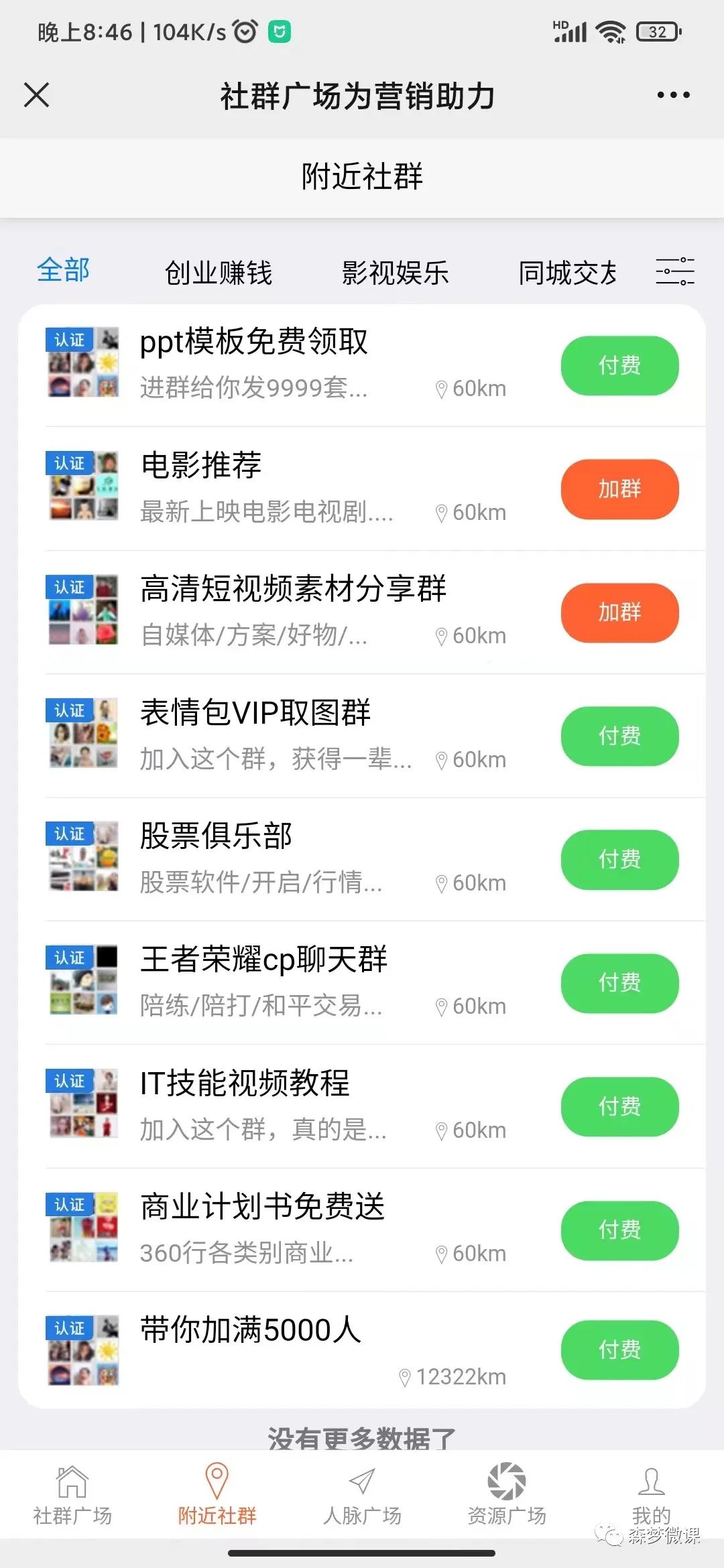 副业赚钱_付费进群系统之4---微擎版社群广场系统_副业教程
