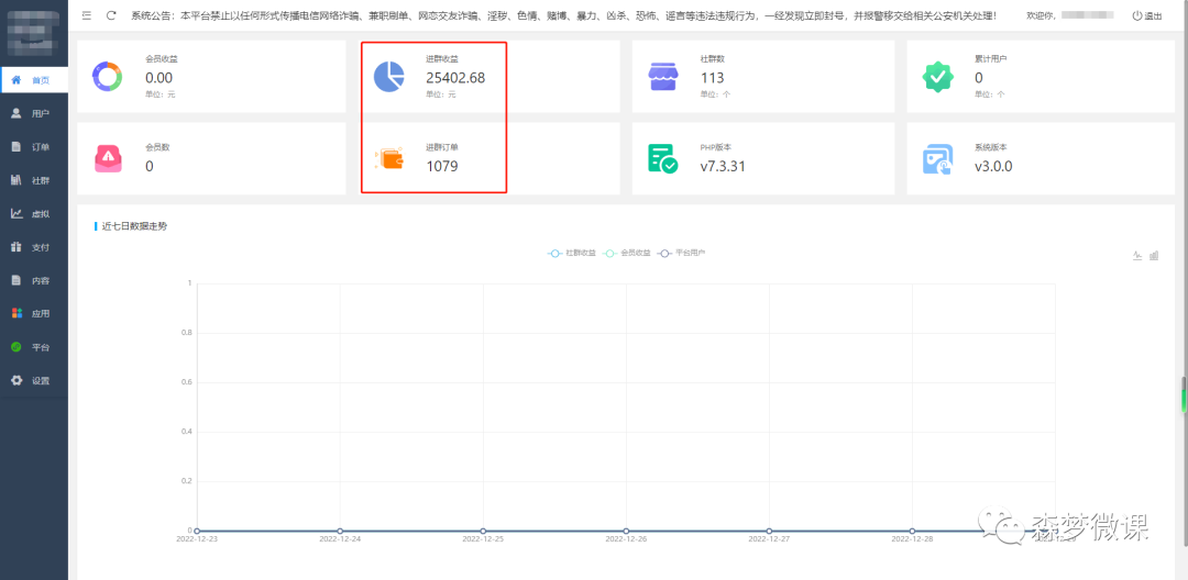 副业赚钱_付费进群系统之2---独立版社群大师专业版3.0_副业教程 副业赚钱_付费进群系统之2---独立版社群大师专业版3.0_副业教程