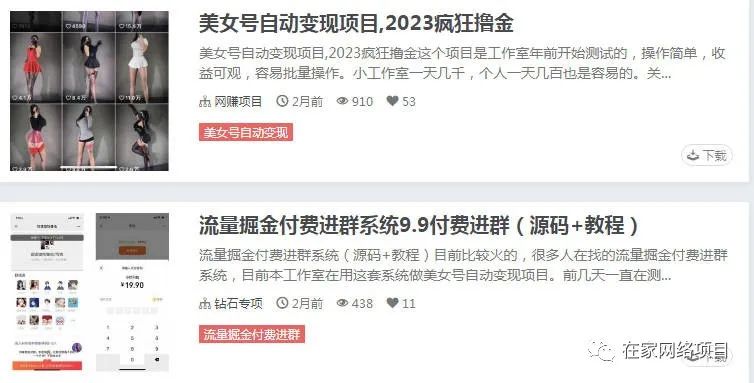 副业赚钱_B站+掘金付费入群系统，自动变现，日入 200+_副业教程