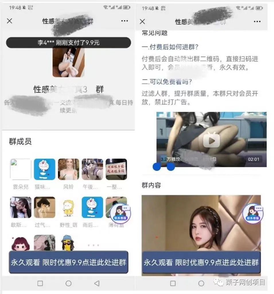 副业赚钱_短视频流量变现，付费进群系统美女号变现项目，日入500+小白可轻松上手_副业教程