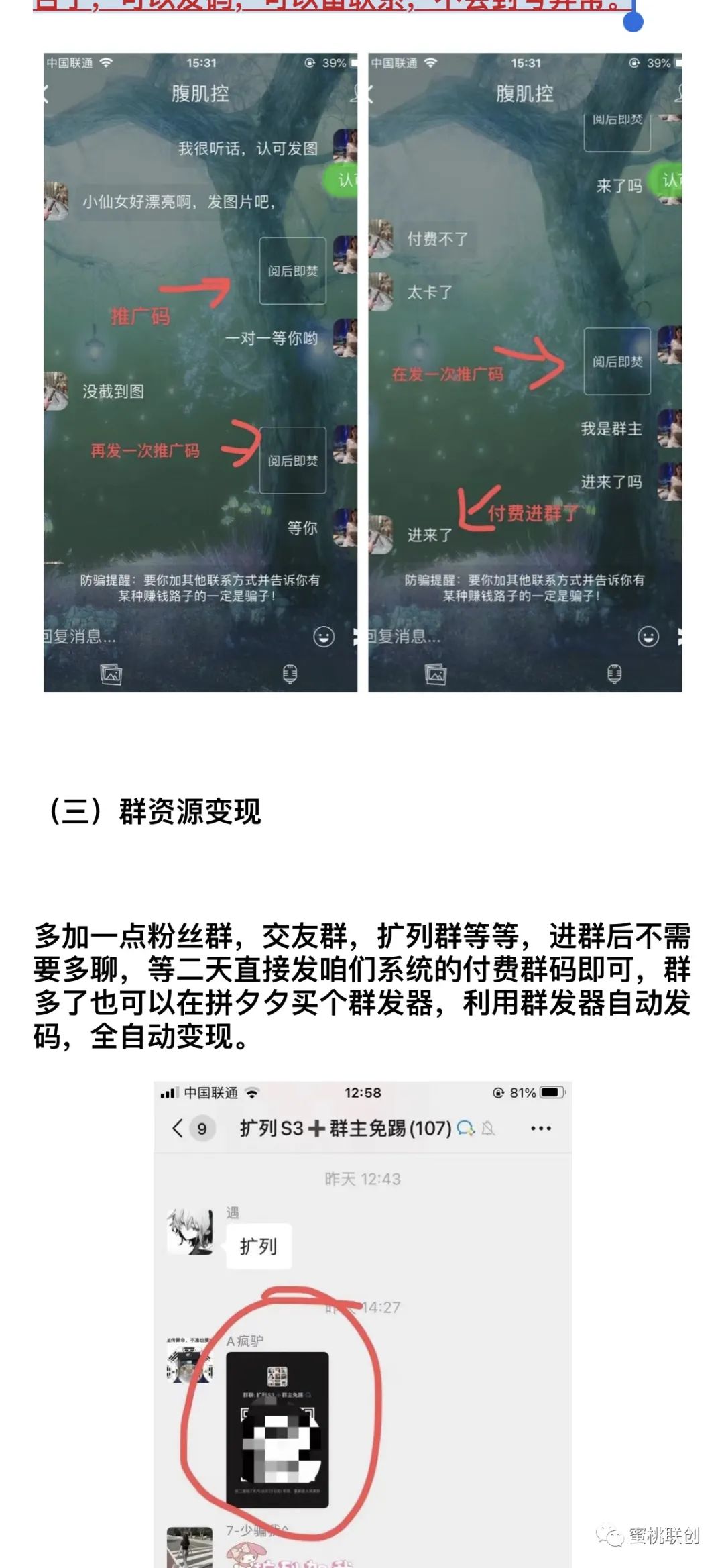副业赚钱_【男粉变现】-微信付费群项目揭秘_副业教程