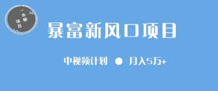 副业赚钱_暴富新风口项目:如何通过中视频计划赚钱,月入5万+?_副业教程 副业赚钱_暴富新风口项目:如何通过中视频计划赚钱,月入5万+?_副业教程