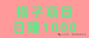 副业赚钱_单身搭子项目，半月变现5位数，每天1000＋，太厉害了_副业教程-逸佳笔记-专注于副业赚钱教程