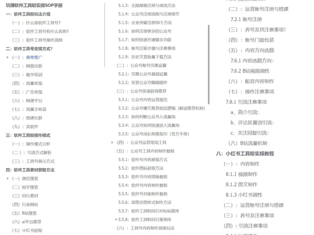 副业赚钱_外面收费1980的玩赚工具创业粉引流变现教程_副业教程