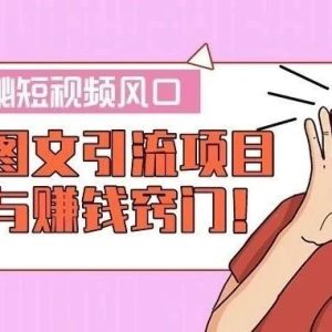 副业赚钱_抖音运营——抖音图文引流项目优势与赚钱_副业教程-逸佳笔记-专注于副业赚钱教程