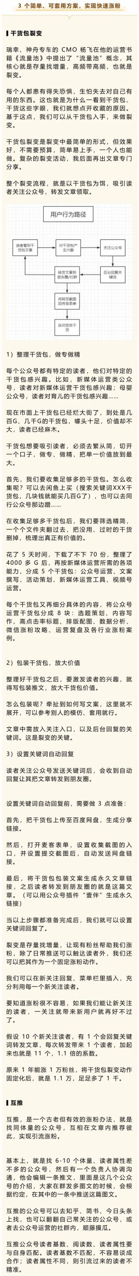 副业赚钱_公众号如何引流涨粉？推荐3个简单可套用方案！_副业教程