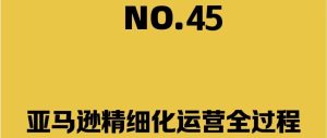 副业赚钱_亚马逊精细化运营全过程_副业教程-逸佳笔记-专注于副业赚钱教程