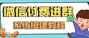 副业赚钱_【高端精品】零基础搭建微信付费进群系统，小白一学就会（源码+教程）_副业教程-逸佳笔记-专注于副业赚钱教程